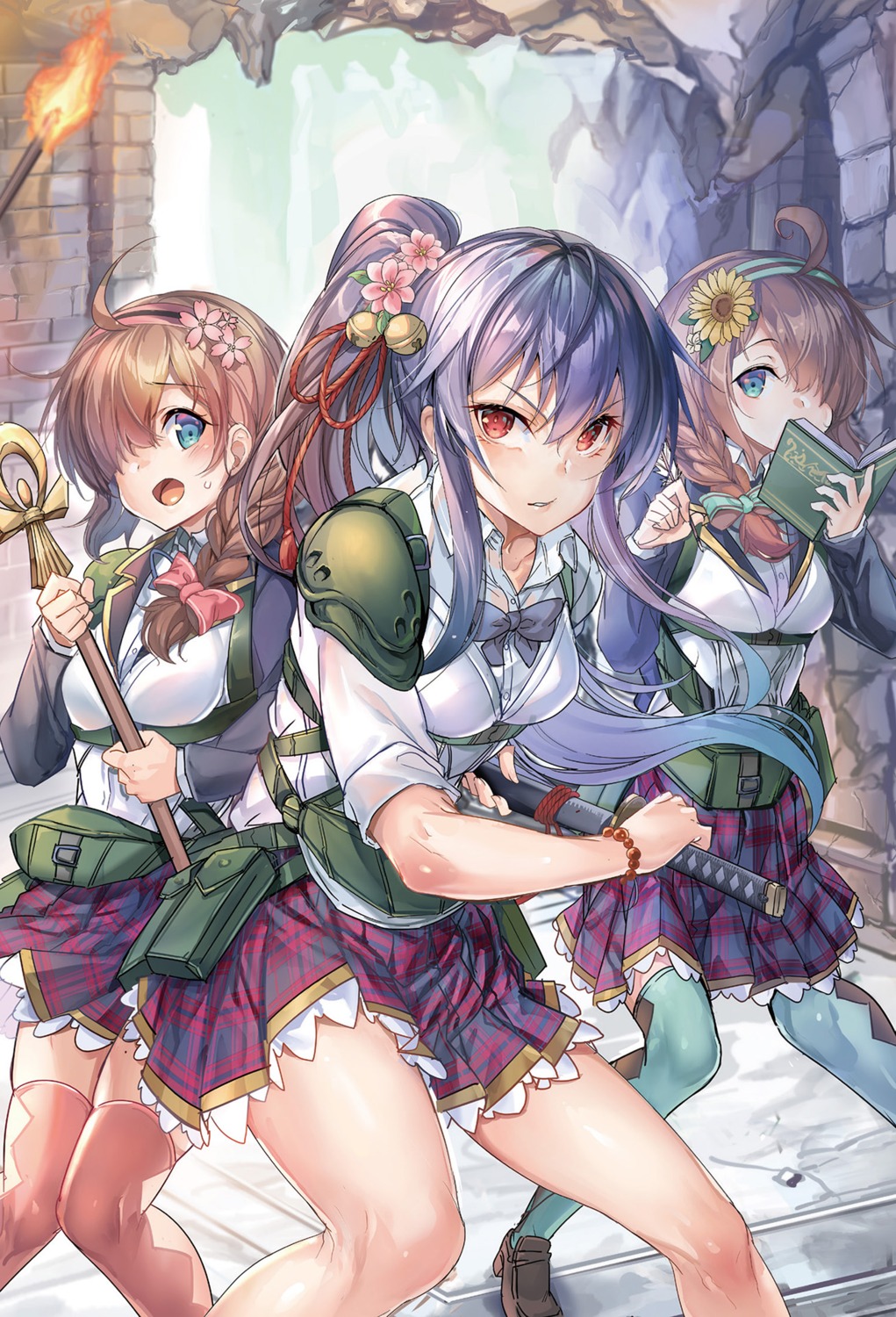 ajishio high school hack and slash 663674 yande.re